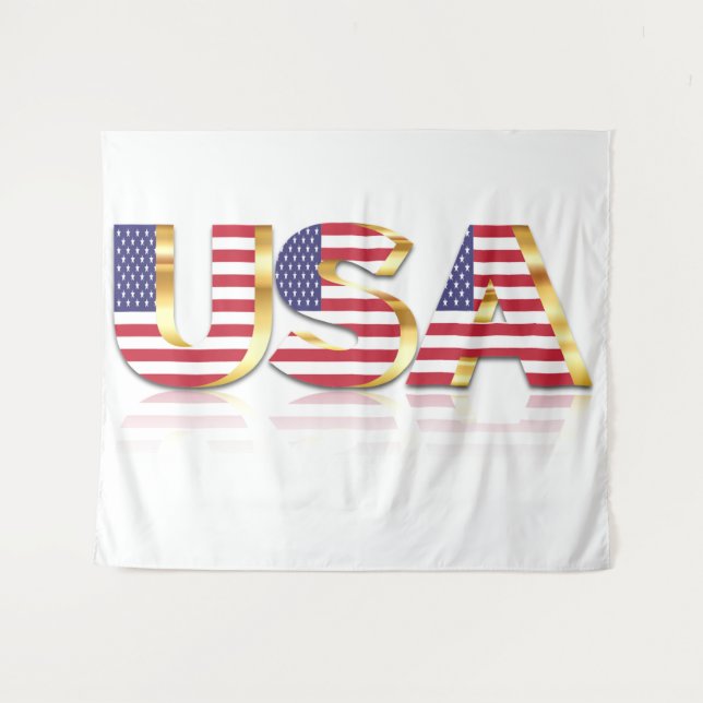 Tapiz Bandera estadounidense Tapestry USA (Anverso (horizontal))