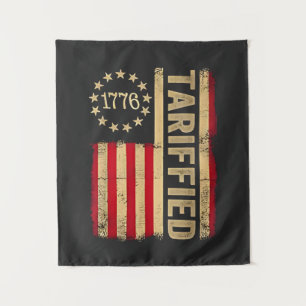Tapiz Bandera estadounidense Tarrifs Americanos 1776