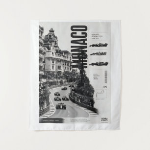 Tapiz Bandera F1 del Gran Premio de Mónaco