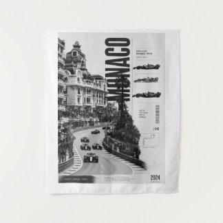 Tapiz Bandera F1 del Gran Premio de Mónaco
