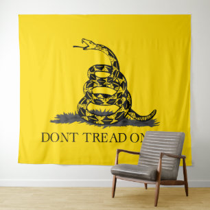 Tapiz Bandera Gadsden Amarilla Clásica No Pises en Mí