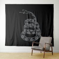Bandera Gadsden No Pises En Mí Gris