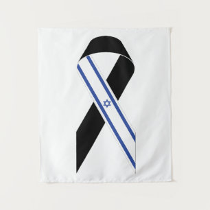 Tapiz Bandera israelí de la cinta negra