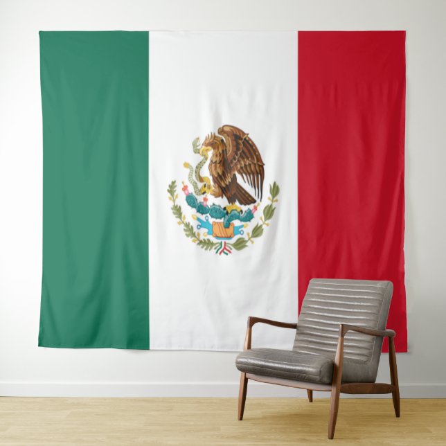 TAPIZ BANDERA NACIONAL DE MÉXICO (In situ (horizontal))