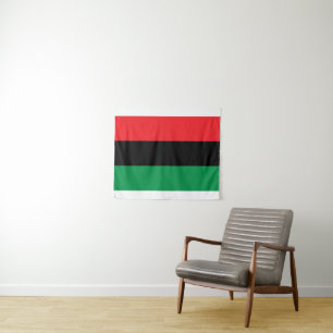 Tapiz bandera panafricana, historia negra afroamericana