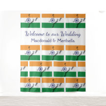 Bandera personalizada de la India