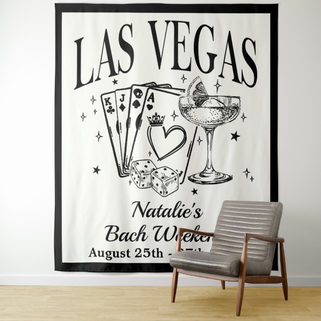 Tapiz Bandera personalizada de Luxe Las Vegas para fiest (In situ)