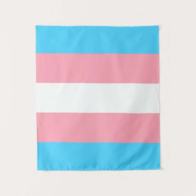 Tapiz Bandera transgénero (Anverso)