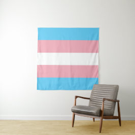 Tapiz Bandera Transgénero Cuadrada