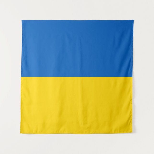 Tapiz Bandera ucraniana (Ucrania) (Anverso (horizontal))