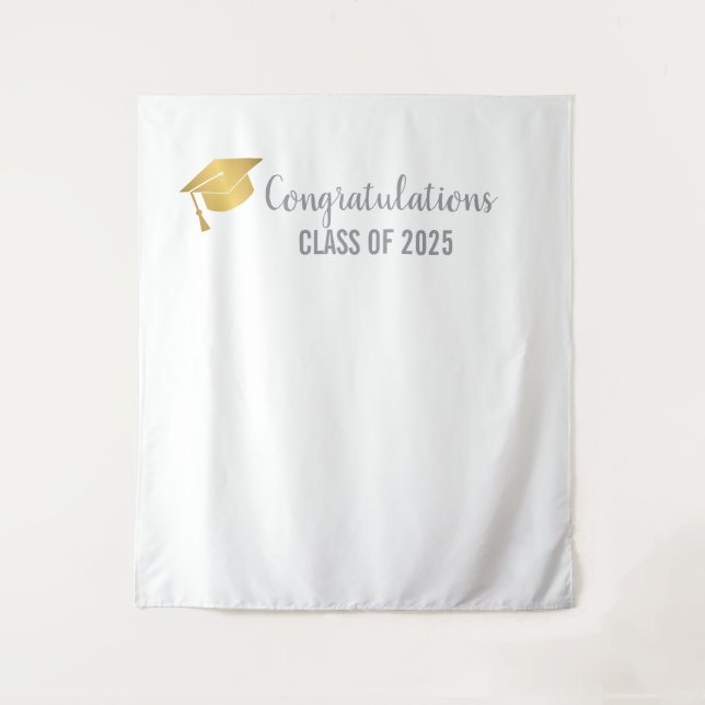 Tapiz Banner de graduación de personalizado (Anverso)