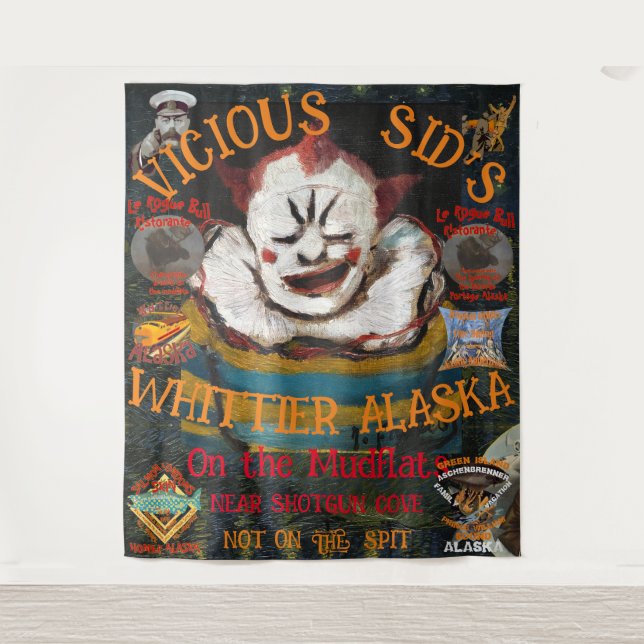 TAPIZ BAR DE CASSOULET DE VICIOUS SID WHITTIER ALASKA (Anverso)