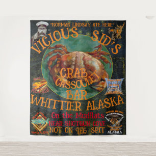 TAPIZ BAR DE CASSOULET DE VICIOUS SID WHITTIER ALASKA