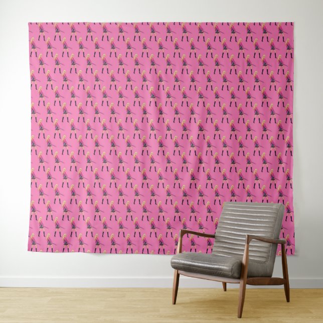 Tapiz Barbie Tapestry (In situ (horizontal))