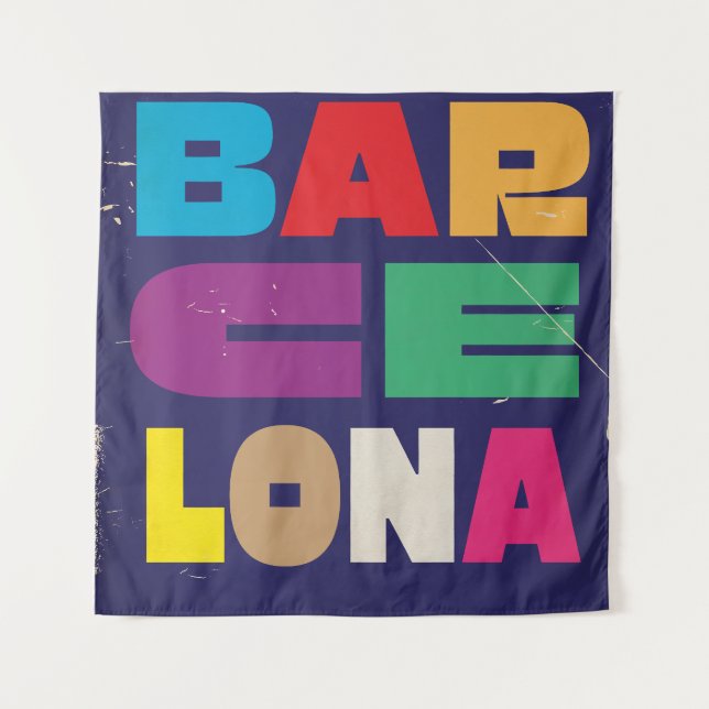 Tapiz Barcelona España (Anverso)
