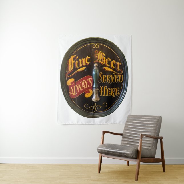 Tapiz Barra tradicional de pub de estilo real o cerveza (In situ)