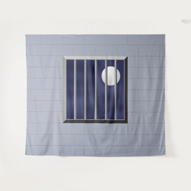 Tapiz Barras Metalizado de pared bloqueada Fondo de luna (Anverso (horizontal))