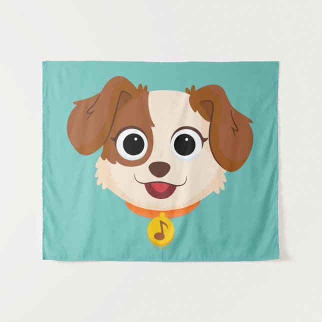 Tapiz Barrio Sésamo | Cara de tango (Anverso (horizontal))