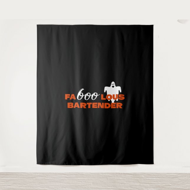 Tapiz Bartender Halloween (Anverso)