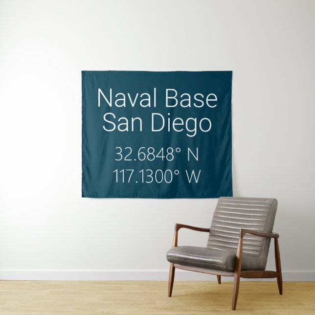 Tapiz Base naval San Diego Latitud Longitud (In situ (horizontal))