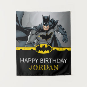 Tapiz Batman Pizarra Feliz Cumpleaños