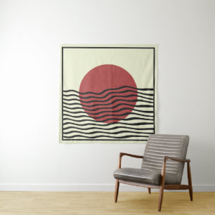 Tapiz Bauhaus Style Sunset