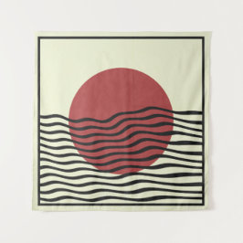 Tapiz Bauhaus Style Sunset