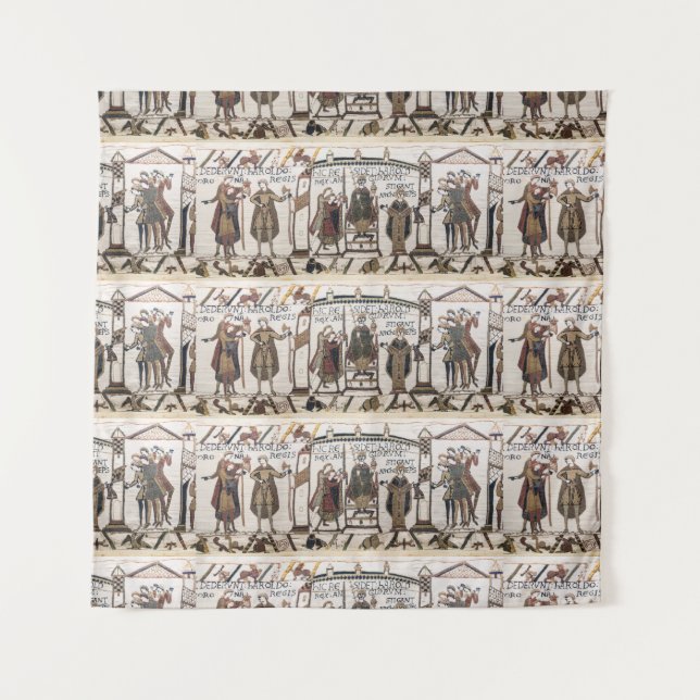 Tapiz Bayeux - Coronación del Rey Harold (Anverso)