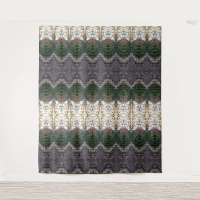 Tapiz BC Cae Árboles Ikat 9 (Anverso)