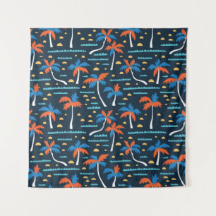 Tapiz Beach Vibes: Elegancia hawaiana vintage.
