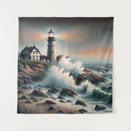 Tapiz Beacon costero en Crepúsculo