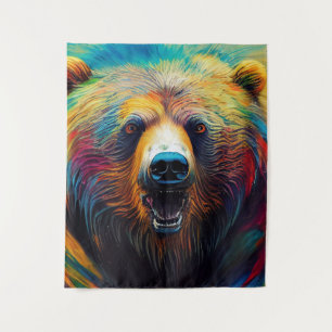 Tapiz Bear Grizzly Animal Discovery Adventure Nature Pla