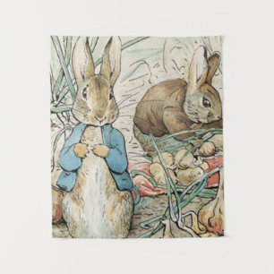 Tapiz Beatrix Potter Peter Rabbit Y Benjamin Bunny