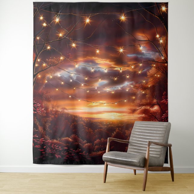 Tapiz Beautiful Evening Wedding Backdrop (In situ)