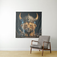 Bebé de Cute Viking Lion