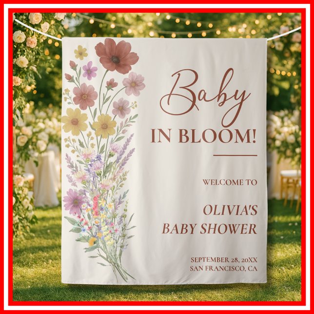 Tapiz Bebé de flores silvestres en el floreciente Baby S (Subido por el creador)