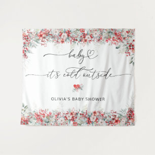 Tapiz Bebé, frío fuera de la flor de invierno