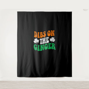 Tapiz Bebés En La Bandera Irlandesa Ginger Retro Funny S