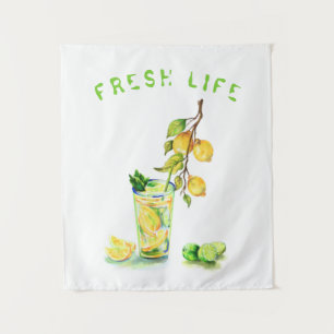 Tapiz Bebida de jugo de limón Fiesta de verano Lemonade