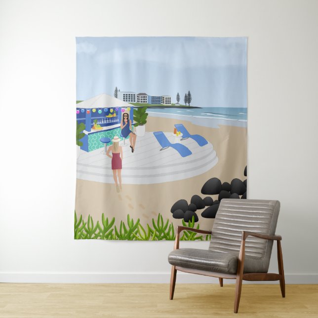 Tapiz Bebidas en el Beach Bar (In situ)