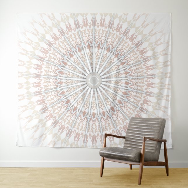Tapiz Beige Mandala (In situ (horizontal))