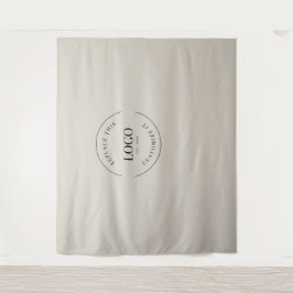 Tapiz Beige Personalizado sencillo fondo marca de la emp