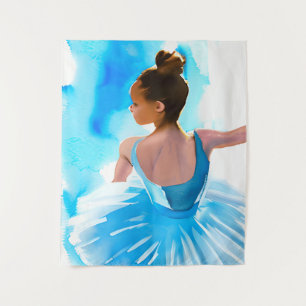 Tapiz Bella Ballerina Joven en Azul