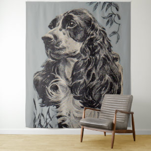 Tapiz bello cocker spaniel