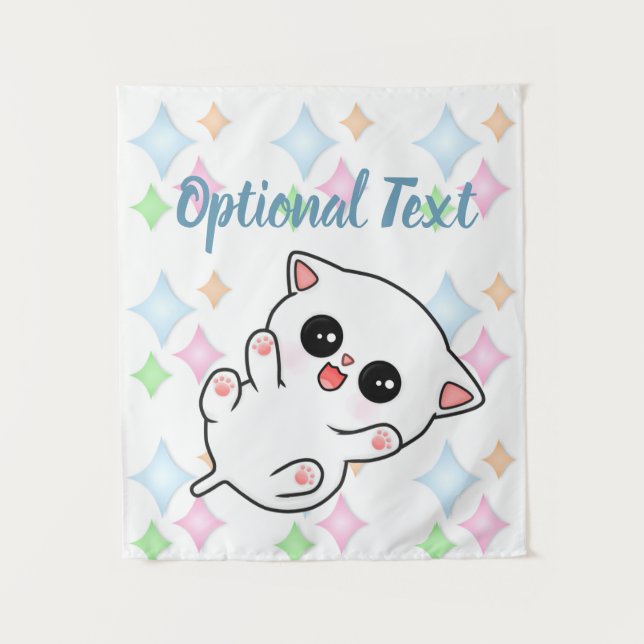 Tapiz Belly Rub Time Kitten (Anverso)