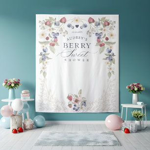Tapiz Berry Sweet Baby Shower Wild Berries & Flowers