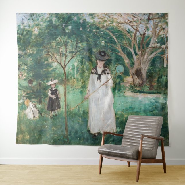 Tapiz Berthe Morisot - La caza de mariposas (In situ (horizontal))