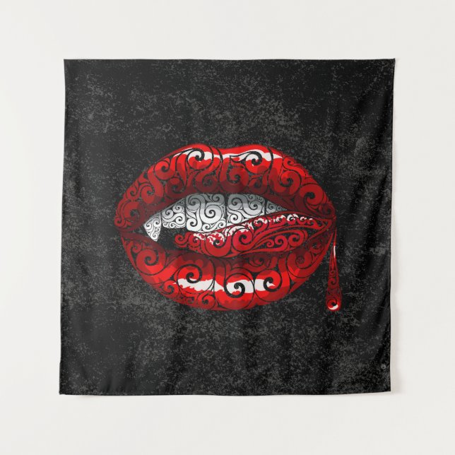 Tapiz Beso Sangriento Rato (Anverso)