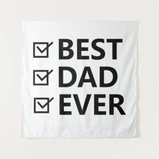 Tapiz Best dad in the world, fathers day gift