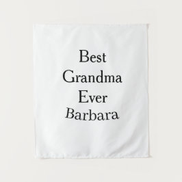 Tapiz Best Grandma ever name date simple mothers day min